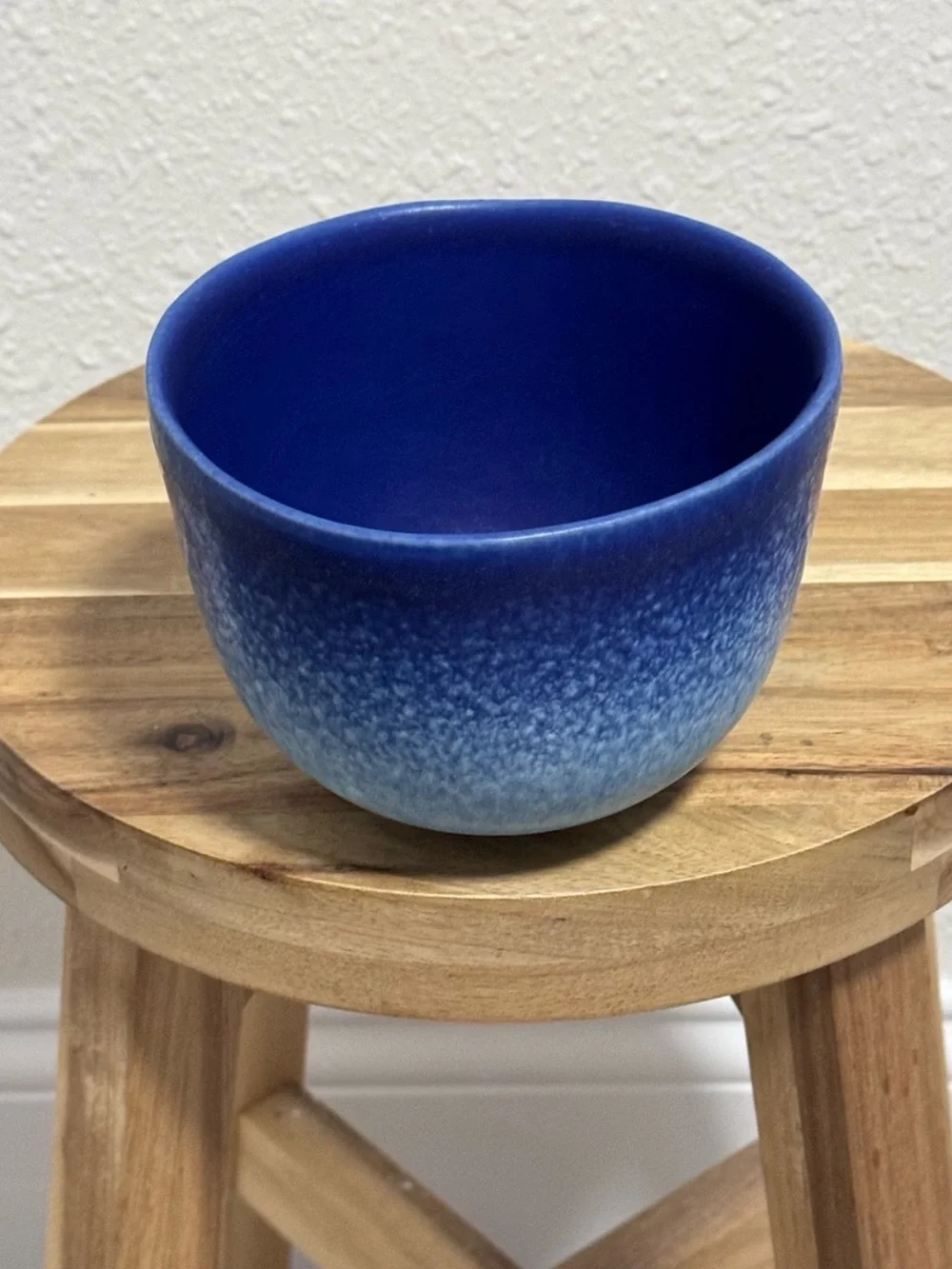 Anthropologie Dalila Ombre Bowl Azure Blue Stoneware